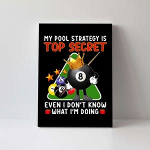 Funny Billiards Art For Men Women Billiards Pool Players Canvas