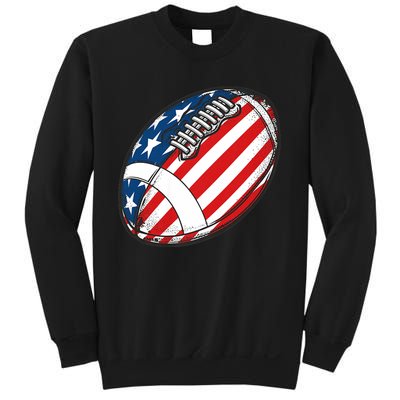 Football Ball American Flag U.S.A. Great Gifts Idea Sweatshirt