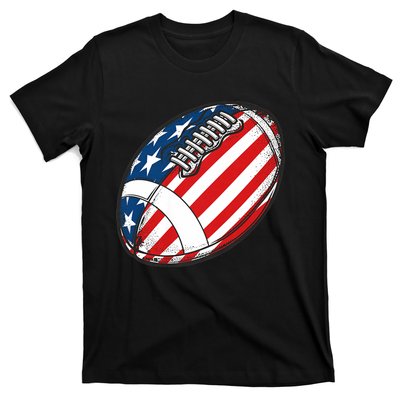 Football Ball American Flag U.S.A. Great Gifts Idea T-Shirt