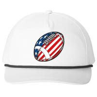 Football Ball American Flag U.S.A. Great Gifts Idea Snapback Five-Panel Rope Hat