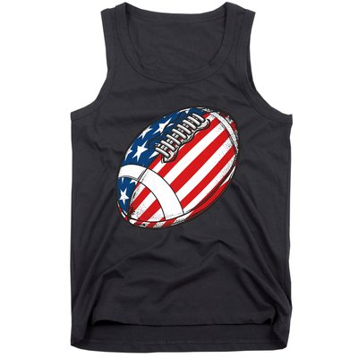 Football Ball American Flag U.S.A. Great Gifts Idea Tank Top