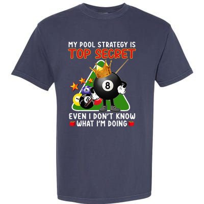 Funny Billiards Art For Men Women Billiards Pool Players Garment-Dyed Heavyweight T-Shirt