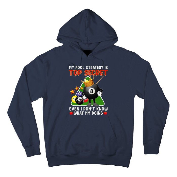 Funny Billiards Art For Men Women Billiards Pool Players Hoodie