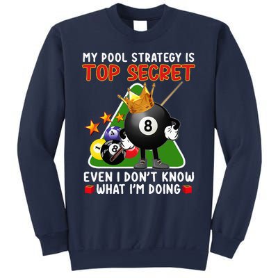 Funny Billiards Art For Men Women Billiards Pool Players Sweatshirt