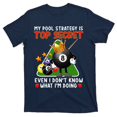 Funny Billiards Art For Men Women Billiards Pool Players T-Shirt