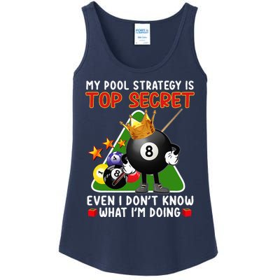 Funny Billiards Art For Men Women Billiards Pool Players Ladies Essential Tank