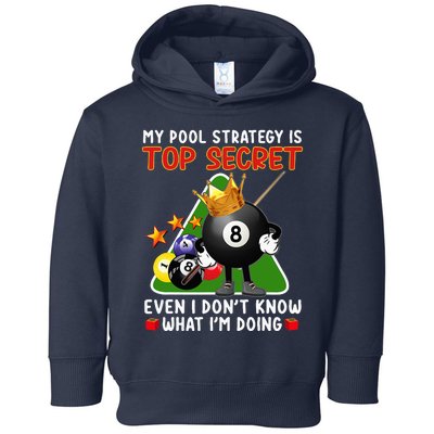 Funny Billiards Art For Men Women Billiards Pool Players Toddler Hoodie