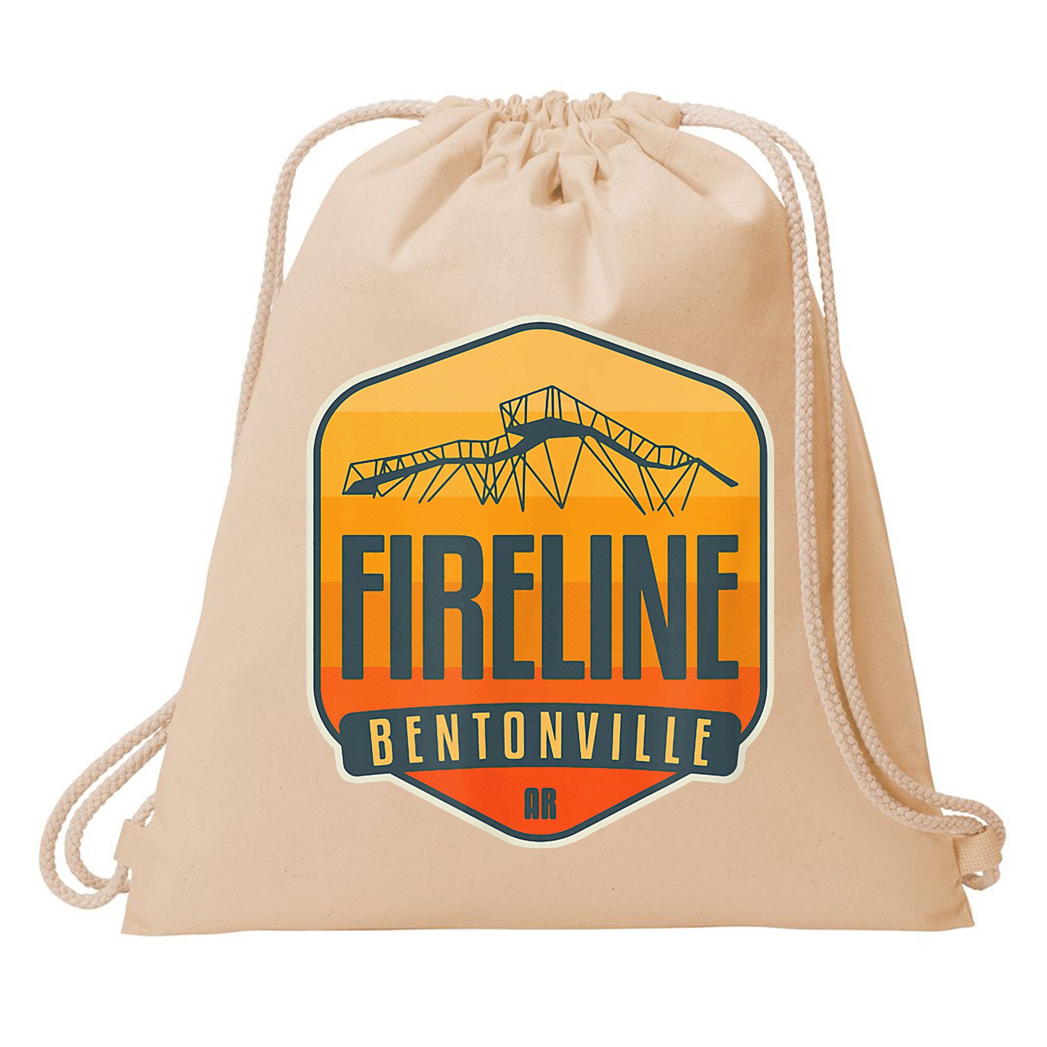 Fireline Bentonville Arkansas Drawstring Bag