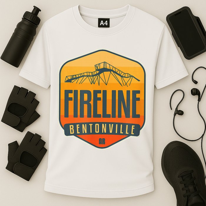 Fireline Bentonville Arkansas Cooling Performance Crew T-Shirt