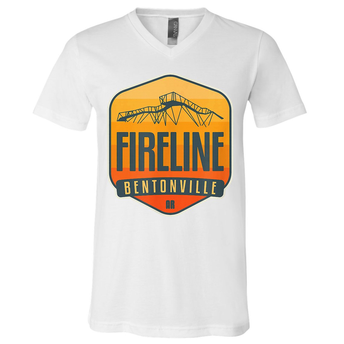 Fireline Bentonville Arkansas V-Neck T-Shirt