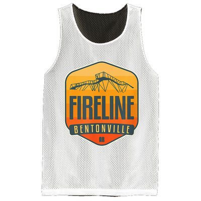 Fireline Bentonville Arkansas Mesh Reversible Basketball Jersey Tank
