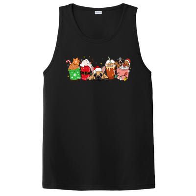 French Bulldog And Coffee Frenchie Mom Dad Xmas Christmas PosiCharge Competitor Tank