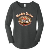 Freshly Baked Apple Pie Women's Perfect Tri Tunic Long Sleeve Shirt