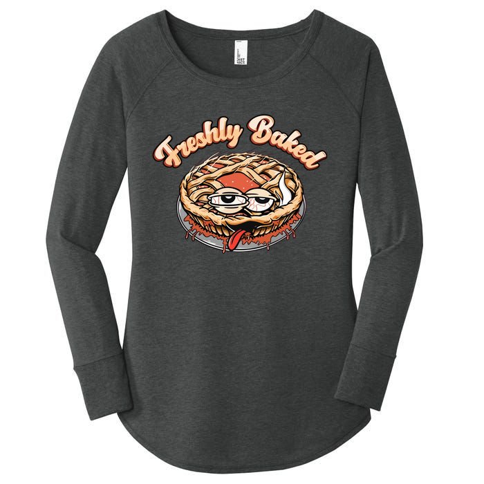 Freshly Baked Apple Pie Women's Perfect Tri Tunic Long Sleeve Shirt