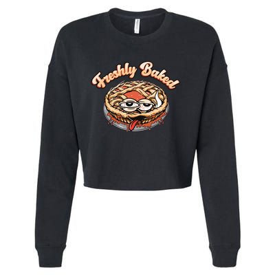 Freshly Baked Apple Pie Cropped Pullover Crew