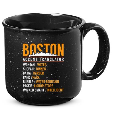 Funny Boston Accent Translator 15oz Campfire Ceramic Mug