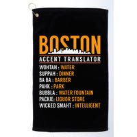 Funny Boston Accent Translator Golf Towel