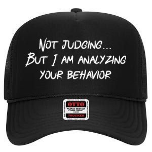 Funny Behavior Analysis Gift For Bcba Rbt Gift Aba Therapy Gift High Crown Mesh Back Trucker Hat