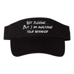 Funny Behavior Analysis Gift For Bcba Rbt Gift Aba Therapy Gift Valucap Bio-Washed Visor