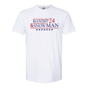 Funny Bandit And Snowman 2024 Election Cool Bandit & Snowman Softstyle CVC T-Shirt