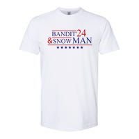 Funny Bandit And Snowman 2024 Election Cool Bandit & Snowman Softstyle CVC T-Shirt