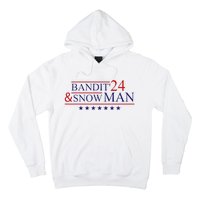 Funny Bandit And Snowman 2024 Election Cool Bandit & Snowman Hoodie