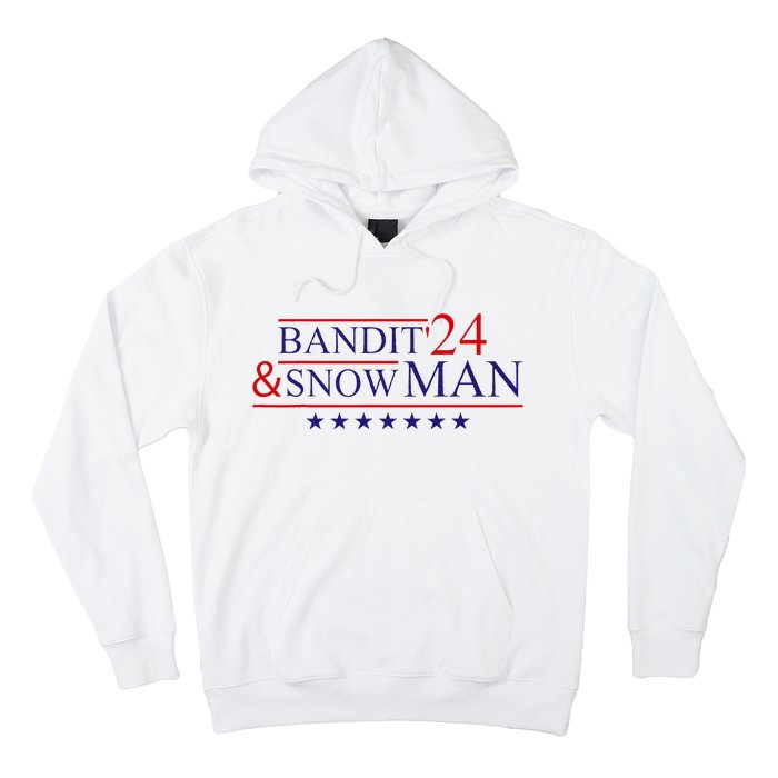 Funny Bandit And Snowman 2024 Election Cool Bandit & Snowman Hoodie