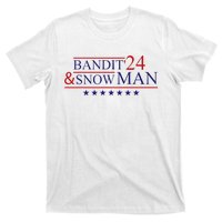 Funny Bandit And Snowman 2024 Election Cool Bandit & Snowman T-Shirt