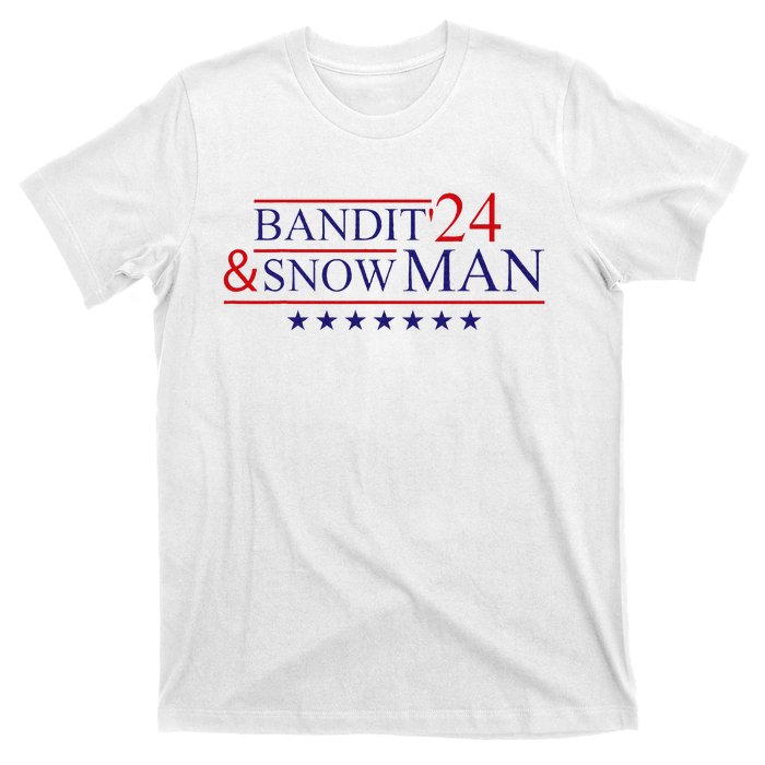 Funny Bandit And Snowman 2024 Election Cool Bandit & Snowman T-Shirt