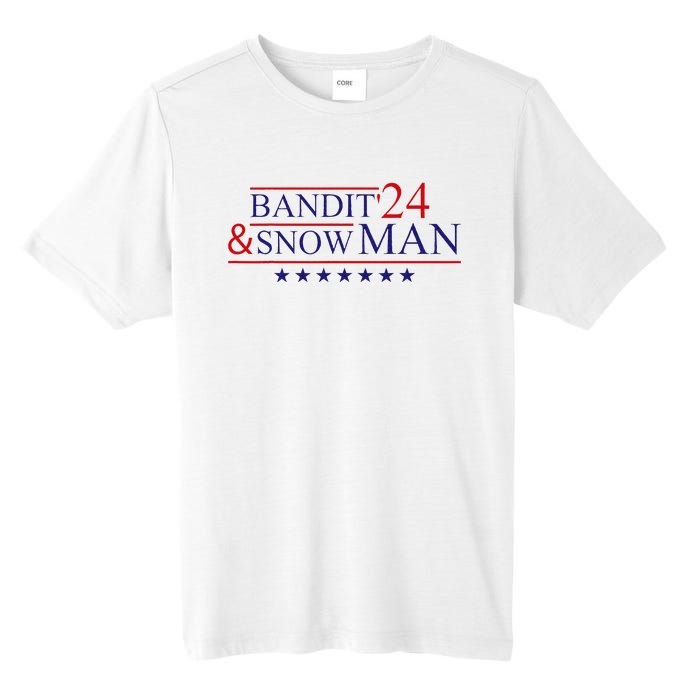 Funny Bandit And Snowman 2024 Election Cool Bandit & Snowman Tall Fusion ChromaSoft Performance T-Shirt