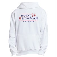 Funny Bandit And Snowman 2024 Election Cool Bandit & Snowman Urban Pullover Hoodie