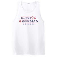 Funny Bandit And Snowman 2024 Election Cool Bandit & Snowman PosiCharge Competitor Tank