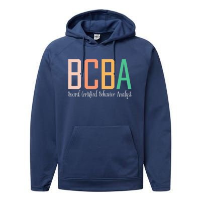 Future Behavior Analyst Bcba In Progress Training Performance Fleece Hoodie