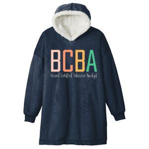 Future Behavior Analyst Bcba In Progress Training Hooded Wearable Blanket