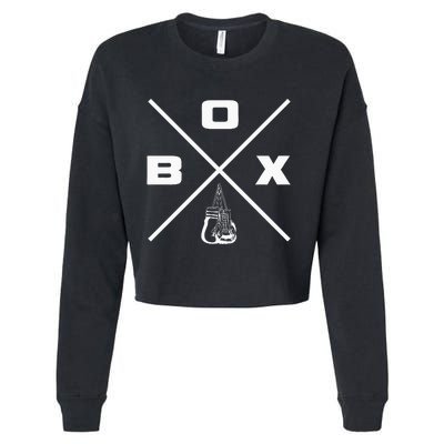 Funny Boxing Apparel Cropped Pullover Crew