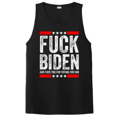 Fuck Biden And You For Voting For Him Political Gift PosiCharge Competitor Tank