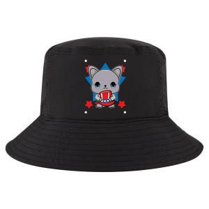 French Bulldog Anime Dog Veterans Day Meaningful Gift Cool Comfort Performance Bucket Hat