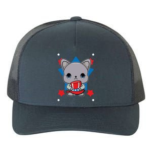 French Bulldog Anime Dog Veterans Day Meaningful Gift Yupoong Adult 5-Panel Trucker Hat