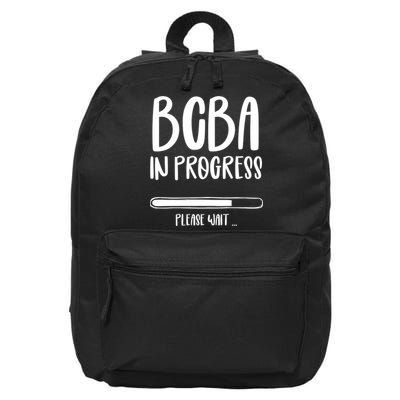 Future Bcba Applied Behavior Analysis Autism Aba Rbt Para Gift 16 in Basic Backpack