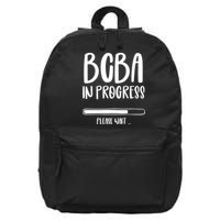 Future Bcba Applied Behavior Analysis Autism Aba Rbt Para Gift 16 in Basic Backpack