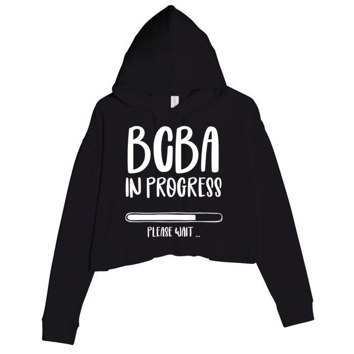 Future Bcba Applied Behavior Analysis Autism Aba Rbt Para Gift Crop Fleece Hoodie