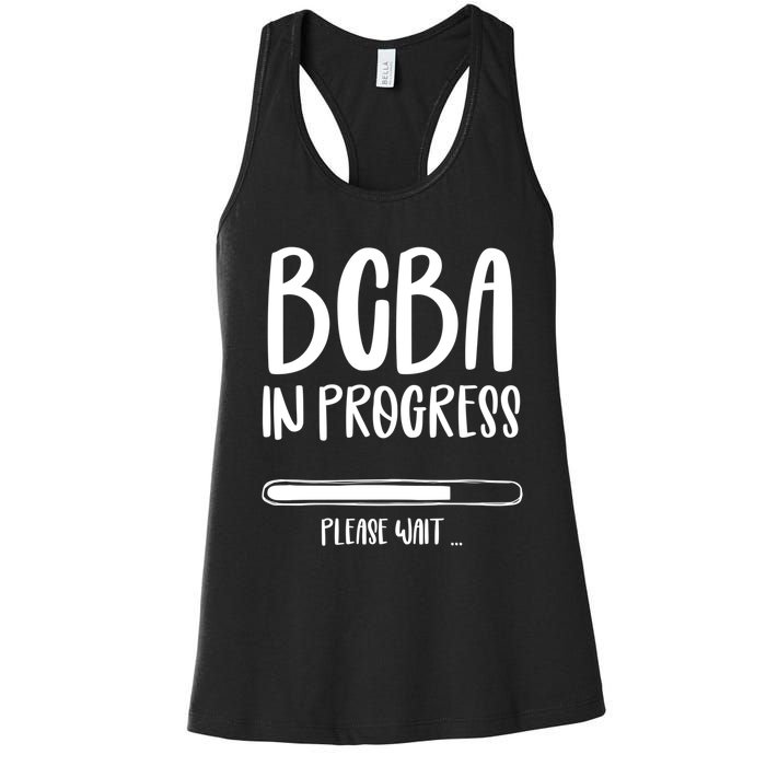 Future Bcba Applied Behavior Analysis Autism Aba Rbt Para Gift Women's Racerback Tank