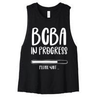 Future Bcba Applied Behavior Analysis Autism Aba Rbt Para Gift Women's Racerback Cropped Tank