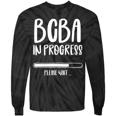 Future Bcba Applied Behavior Analysis Autism Aba Rbt Para Gift Tie-Dye Long Sleeve Shirt