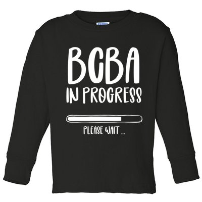 Future Bcba Applied Behavior Analysis Autism Aba Rbt Para Gift Toddler Long Sleeve Shirt