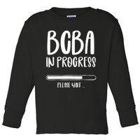 Future Bcba Applied Behavior Analysis Autism Aba Rbt Para Gift Toddler Long Sleeve Shirt