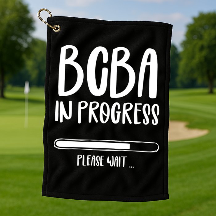 Future Bcba Applied Behavior Analysis Autism Aba Rbt Para Gift Golf Towel