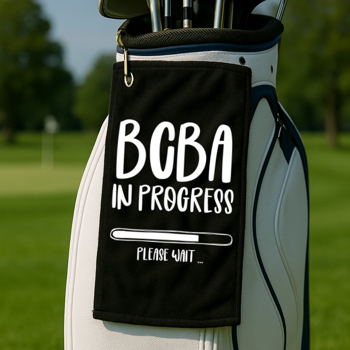 Future Bcba Applied Behavior Analysis Autism Aba Rbt Para Gift Golf Towel