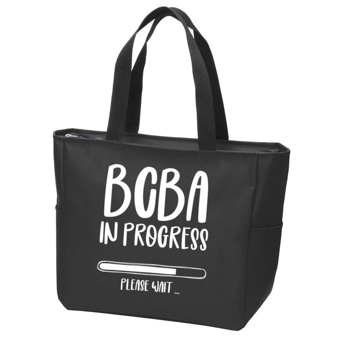 Future Bcba Applied Behavior Analysis Autism Aba Rbt Para Gift Zip Tote Bag