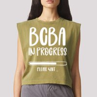 Future Bcba Applied Behavior Analysis Autism Aba Rbt Para Gift Garment-Dyed Women's Muscle Tee